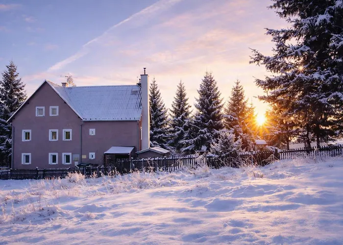Forest House Near Klinovec With 5 Independent * Kovářská