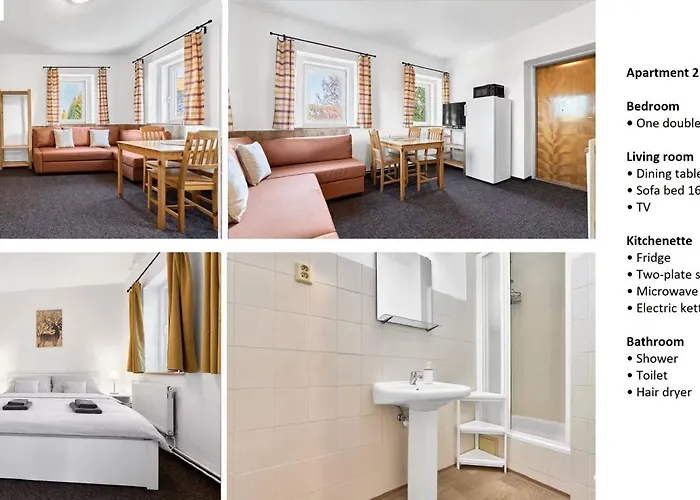 Apartment Forest House Near Klinovec With 5 Independent Kovarska